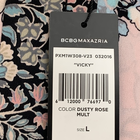 BCBG MaxAzria Vicky Sleeveless Top Dusty Rose Size Large New - Picture 8 of 10